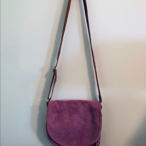 Joyn suede bag